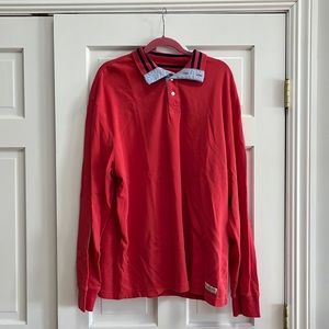 Gently used salmon color Nautica long sleeve shirt-smoke free home